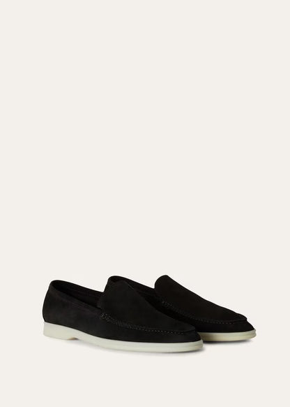 The Loïc Suede Loafer - Jet Black
