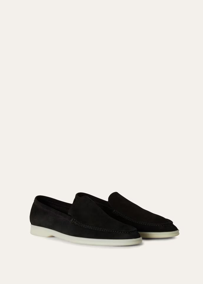 The Loïc Suede Loafer - Jet Black