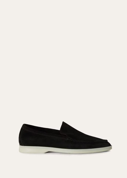 The Loïc Suede Loafer - Jet Black