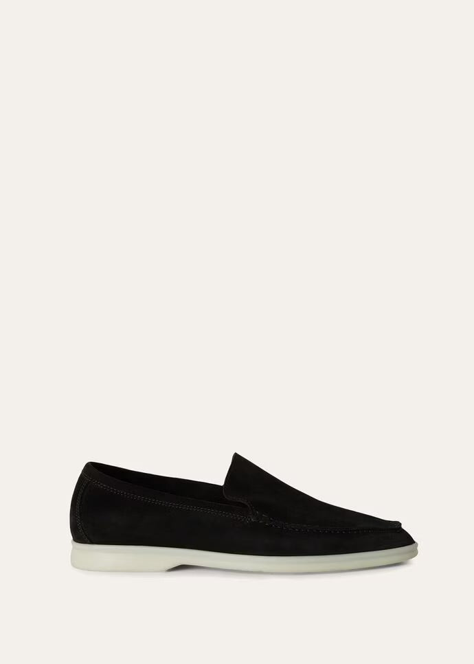 The Loïc Suede Loafer - Jet Black