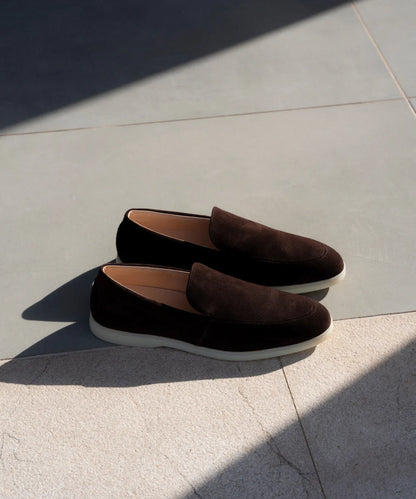 The Loïc Suede Loafer - Chocolate