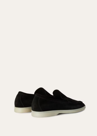 The Loïc Suede Loafer - Jet Black